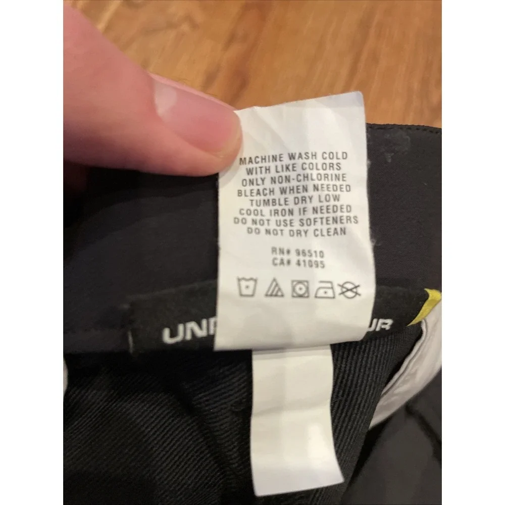 Under Armour Men's Performance Golf Pants Nylon Blend Black Size 34x34 Stretch